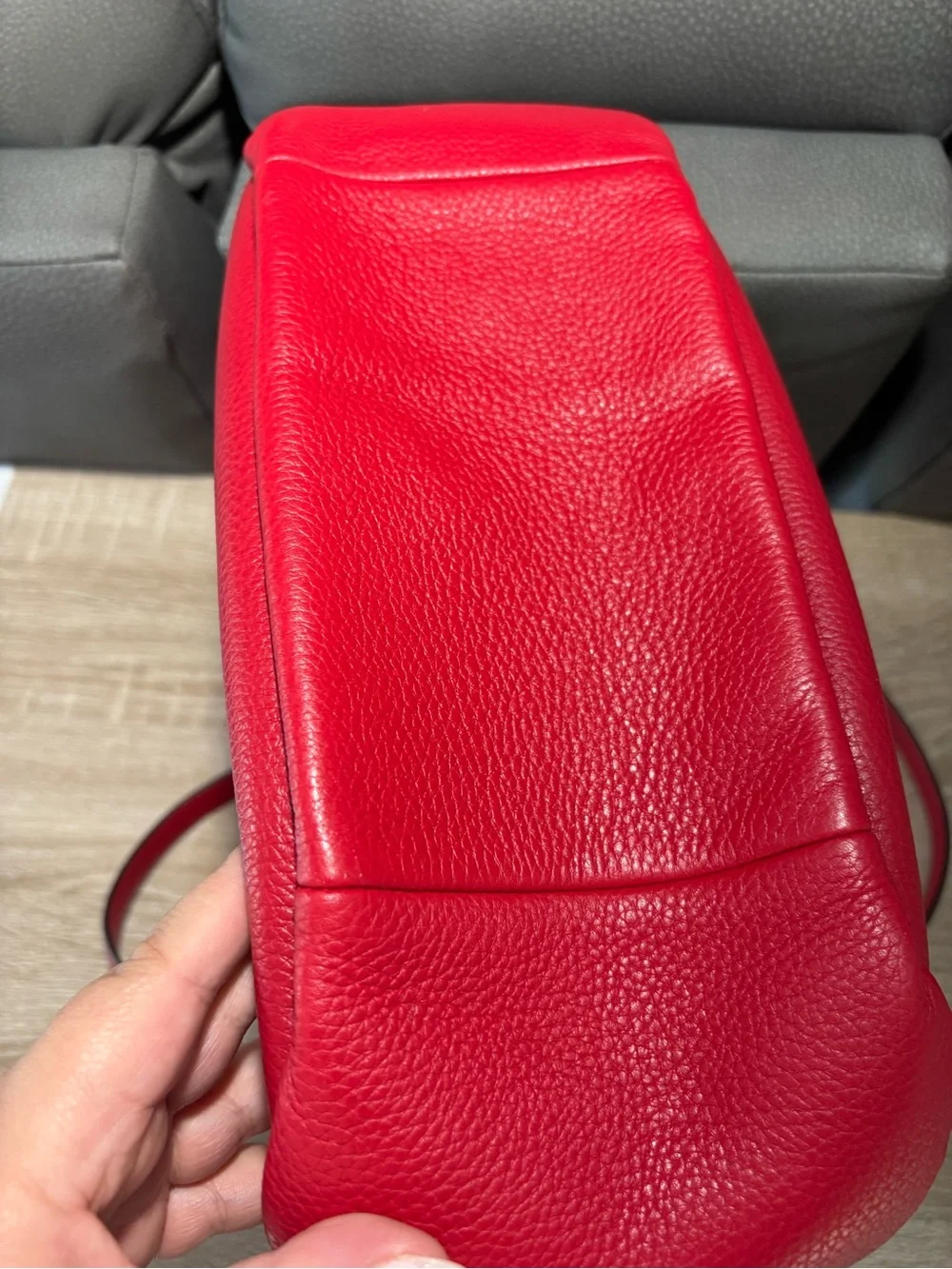 Kate Spade Large Kayla Triple Compartment Shoulder Bag in Cherry NWOT